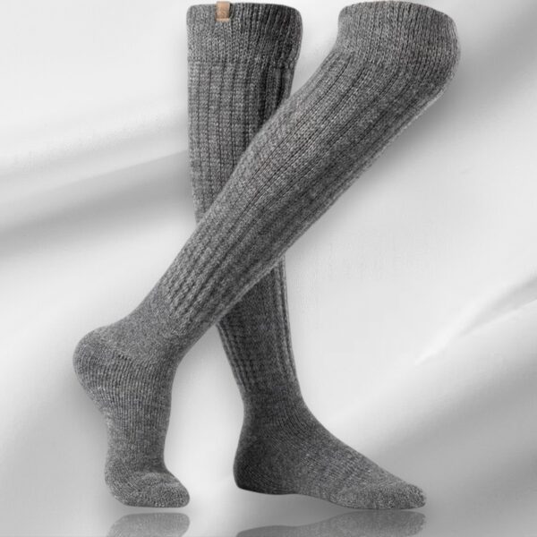 Knee-High Alpaca Socks